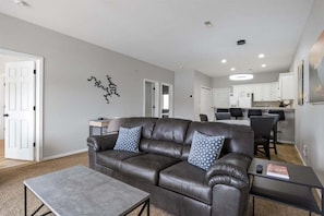 Condo, Multiple Beds, Patio (Lake Escape) | Living area - Steps to Water, Serene View, Updated Condo Family Fun w/ 3 Pools in Camdenton (Camdenton)