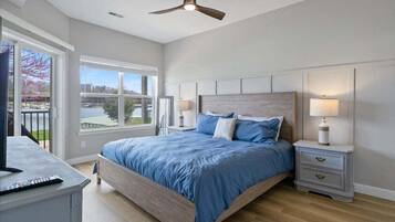 Condo, Multiple Beds, Patio (Lake Escape) | 2 bedrooms, individually decorated, individually furnished, bed sheets