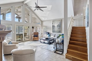 House, Multiple Beds, Patio (Huckleberry Hill Haven) | Living area - Family-friendly, Dock Enjoyment, Kayaks, Lake View (Sunrise Beach)