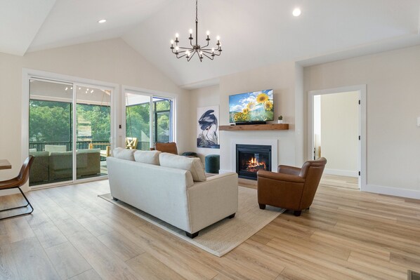 Maison, plusieurs lits, patio (Dreaming of Sunrise) | Coin séjour