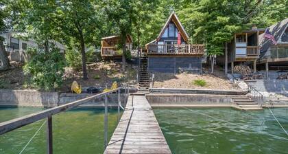 Pet Friendly A Frame w/ Private Dock & Great Lake Views