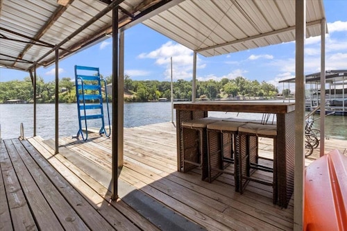 Pet Friendly A Frame w/ Private Dock, Kayak & Great Lake Views