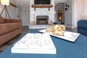 Appart'hôtel, plusieurs lits, accès piscine (At The 19) | Coin séjour