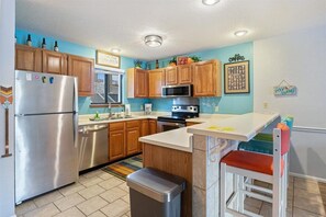 Condo, Multiple Beds, Patio (Lake Vibin') | Private kitchen - Family Fun at Lake Vibin' Lazy Days Osage Beach w/ 2 Pools, Playground, Games & Calm Water (Osage Beach)