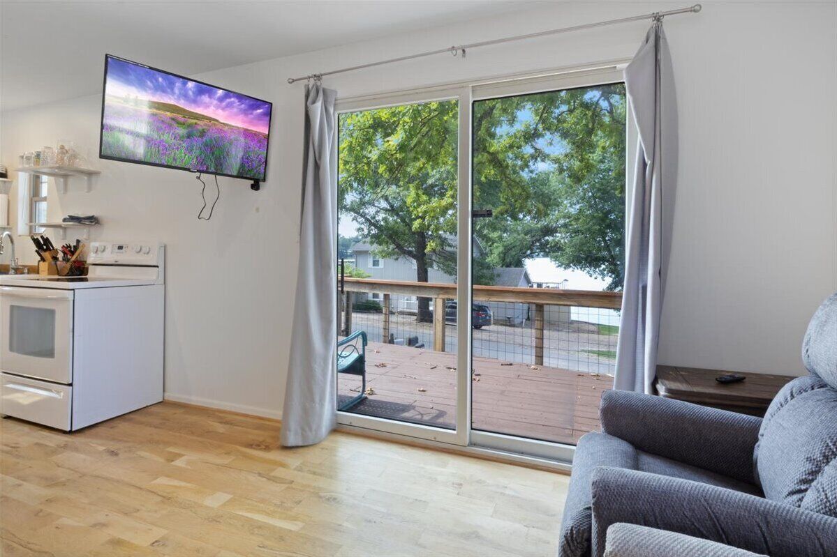 Ferienhaus, Mehrere Betten, Terrasse (Gains Place) | Wohnbereich