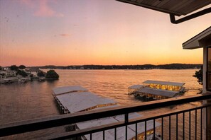 Condo, Multiple Beds, Patio (Sunkissed Cove) | View from room - 2mm Main Channel Views, Boat & PWC Slip, 2 Pools, Playground & Tennis (Lake Ozark)