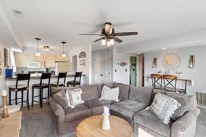 Condo, Multiple Beds, Patio (Cozy Cove Escape) | Living area