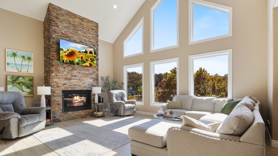 Luxury Home on Cove With Boat Slips, Waterslides, and Jump Deck