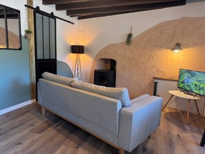 TV connectée, cheminée