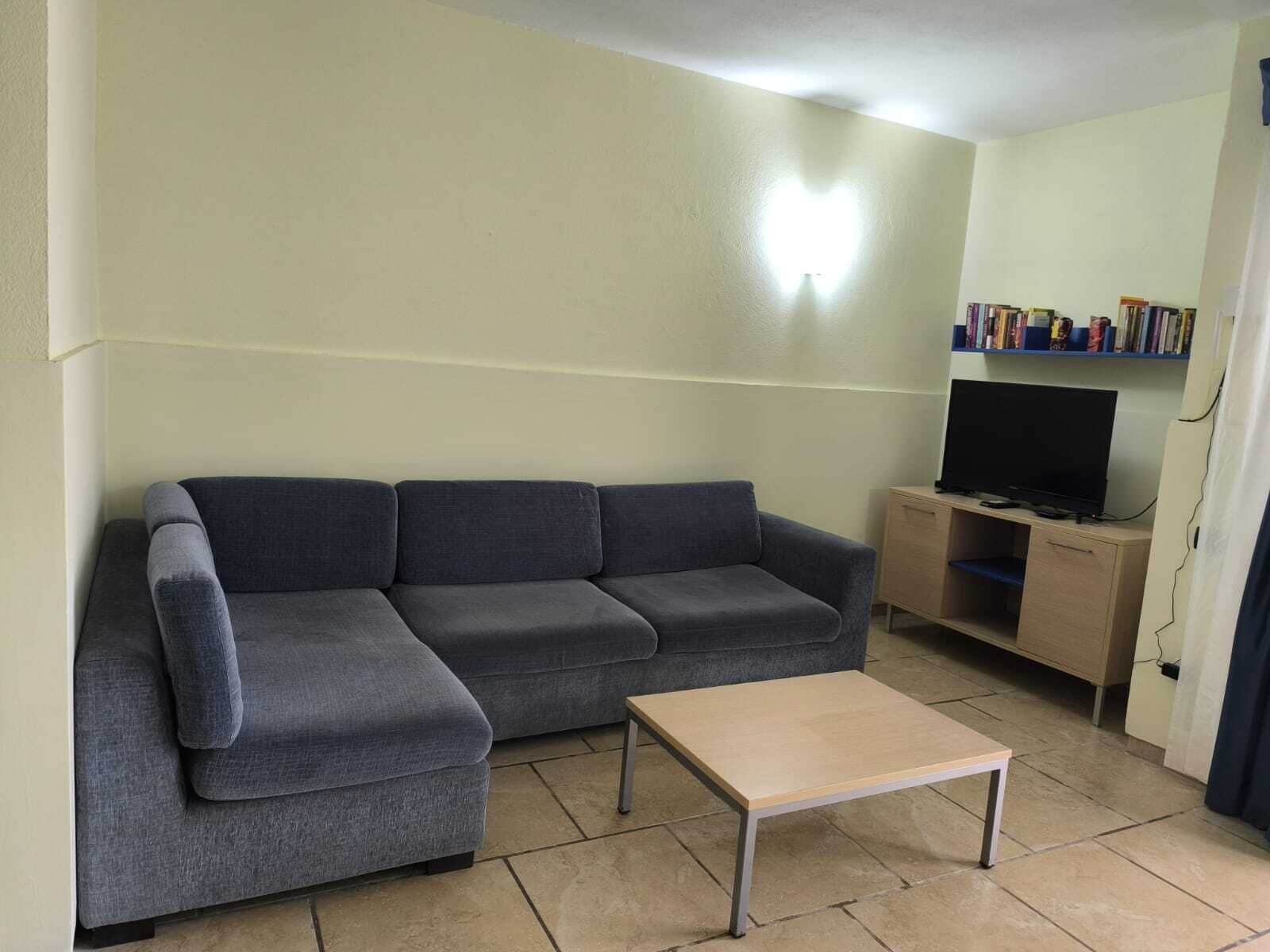 Leilighet, 2 soverom, hageutsikt | Oppholdsområde