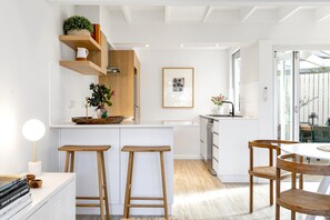 Apartment | Dining - 2-bed Coastal Haven With Pool by Sunshine Beach (Sunshine Coast)