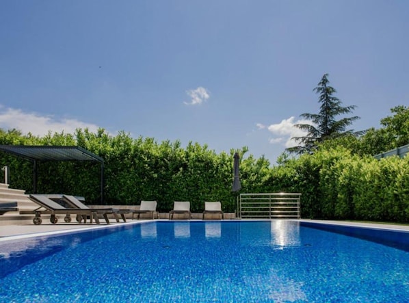 Villa (Villa Antonija with Outdoor Pool) | Pool | Seasonal outdoor pool, pool umbrellas, pool loungers