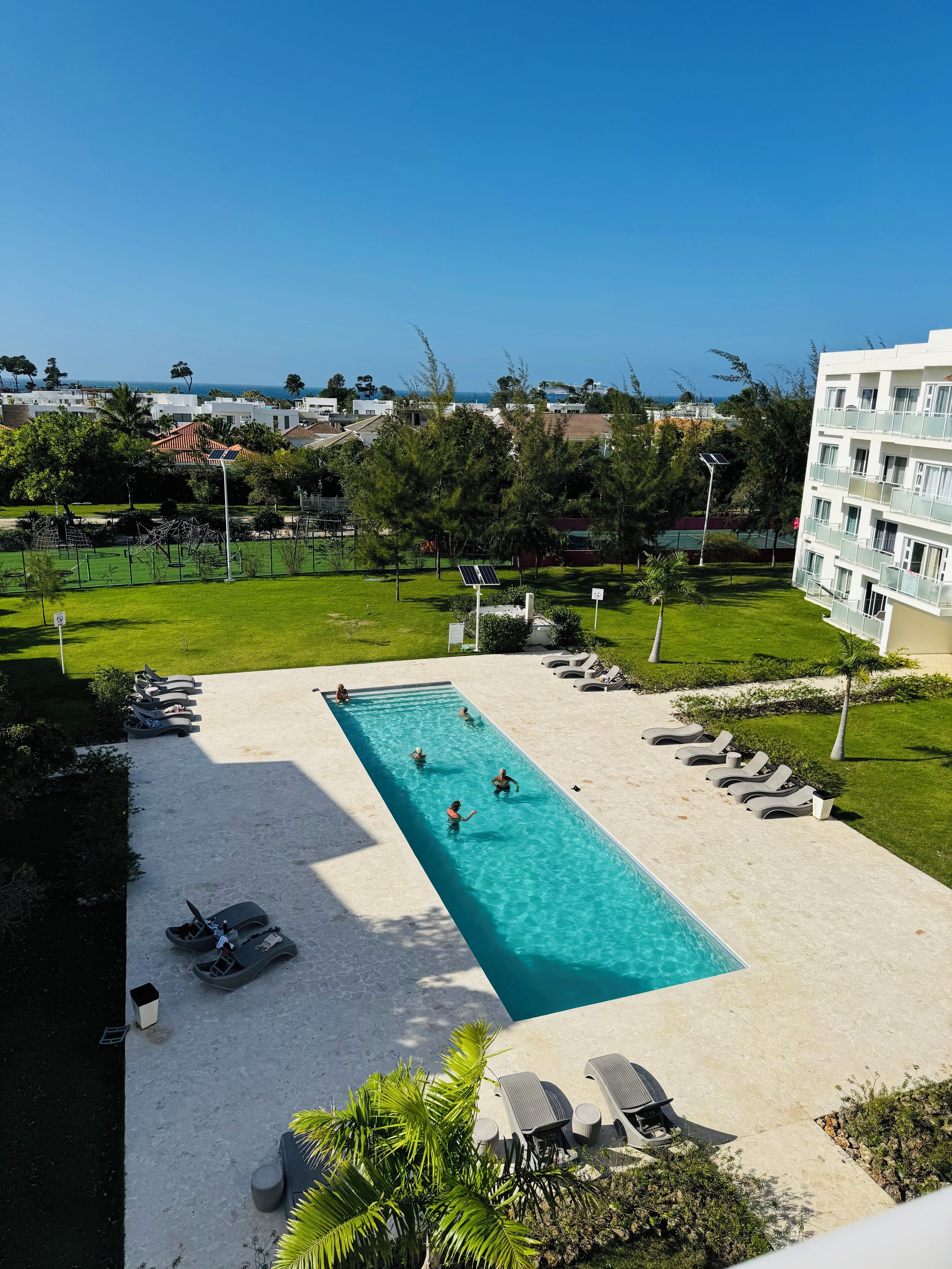 Vue depuis le balcon