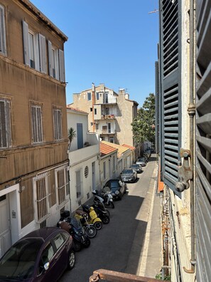 Blick von der Unterkunft