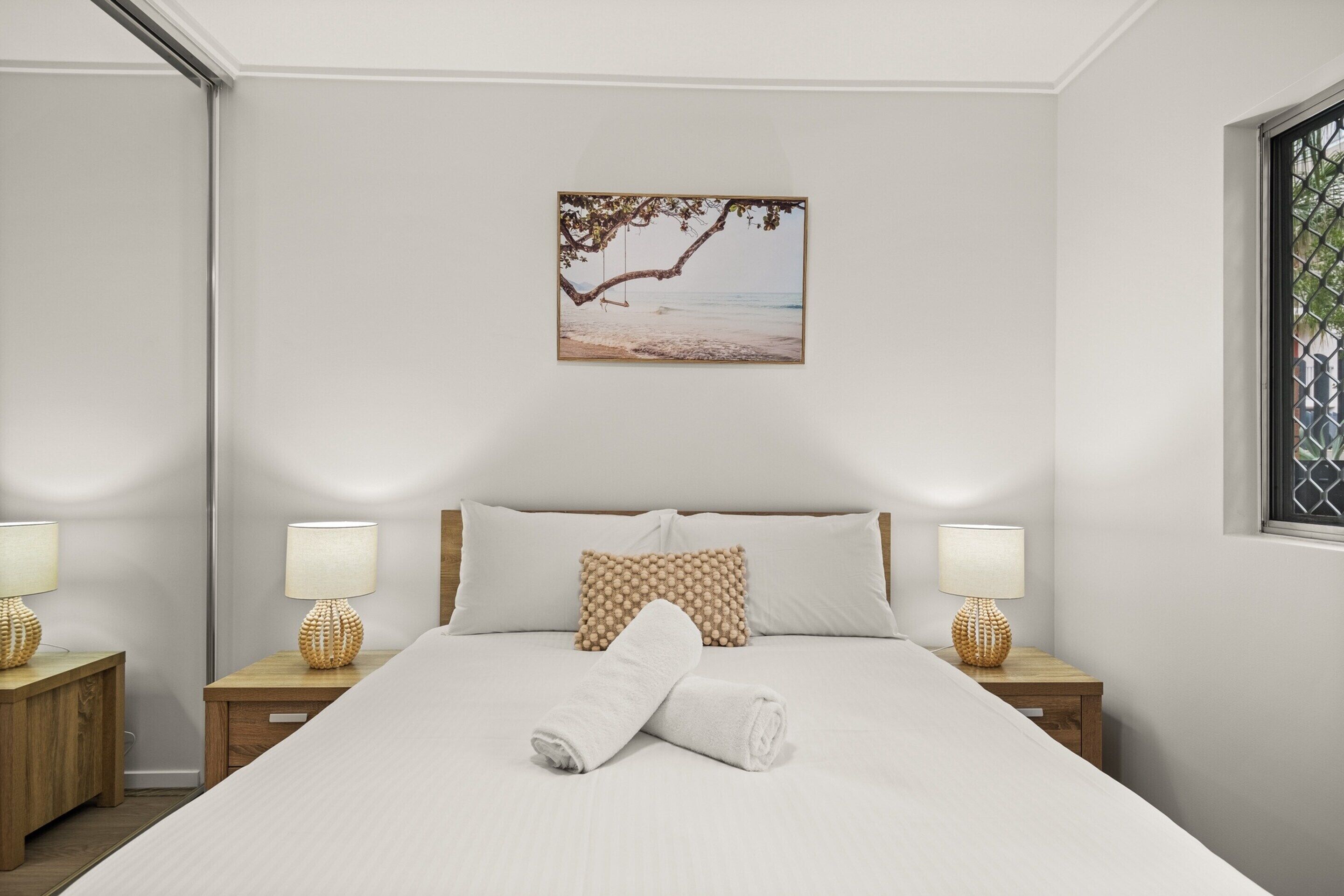 Apartment | 2 Schlafzimmer, laptopgeeigneter Arbeitsplatz, Bügeleisen/Bügelbrett