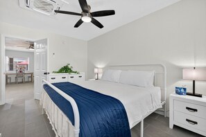 1 多间卧室、熨斗/熨衣板、WiFi、床单