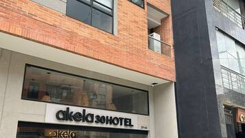 Overnatningsstedets facade