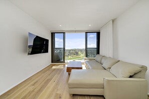 Apartment | Living area - Modern 1-bed Apartment With Parking (Canberra)