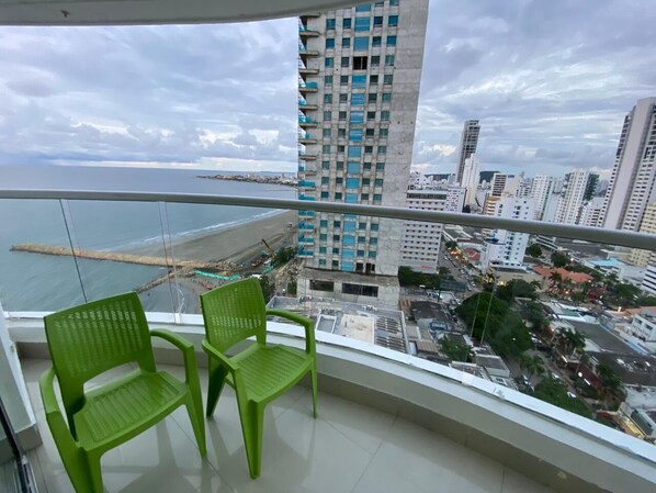 Vue depuis le balcon