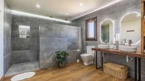 Shower, hair dryer