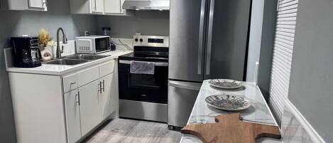 Microwave, oven, stovetop