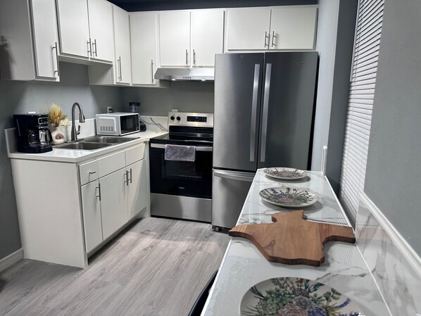 Microwave, oven, stovetop