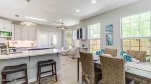 Villa, Multiple Beds, Patio, Pool View (Legacy Villa 2602) | Dining - Legacy Villa 2602 - 3 Bedroom 2 Bath With Garage in Beachside Neighborhood (Gulfport)