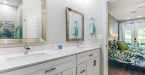 Villa, Multiple Beds, Patio, Pool View (Legacy Villa 2602) | Bathroom | Towels - Legacy Villa 2602 - 3 Bedroom 2 Bath With Garage in Beachside Neighborhood (Gulfport)