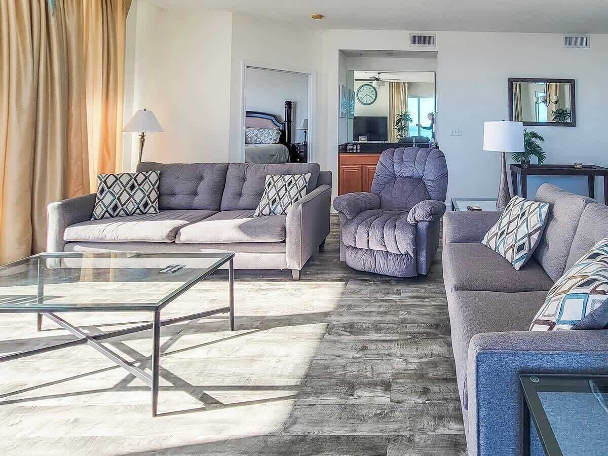 Kondominium, Beberapa Tempat Tidur, hot tub, pemandangan samudra (Beau View 1806) | Area keluarga