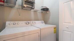 Villa, Multiple Beds, Jetted Tub, Beach View (Legacy Villa 2604) | Laundry - Legacy Villa 2604 - 2 Bedroom 2 Bath With Garage in Beachside Neighborhood (Gulfport)