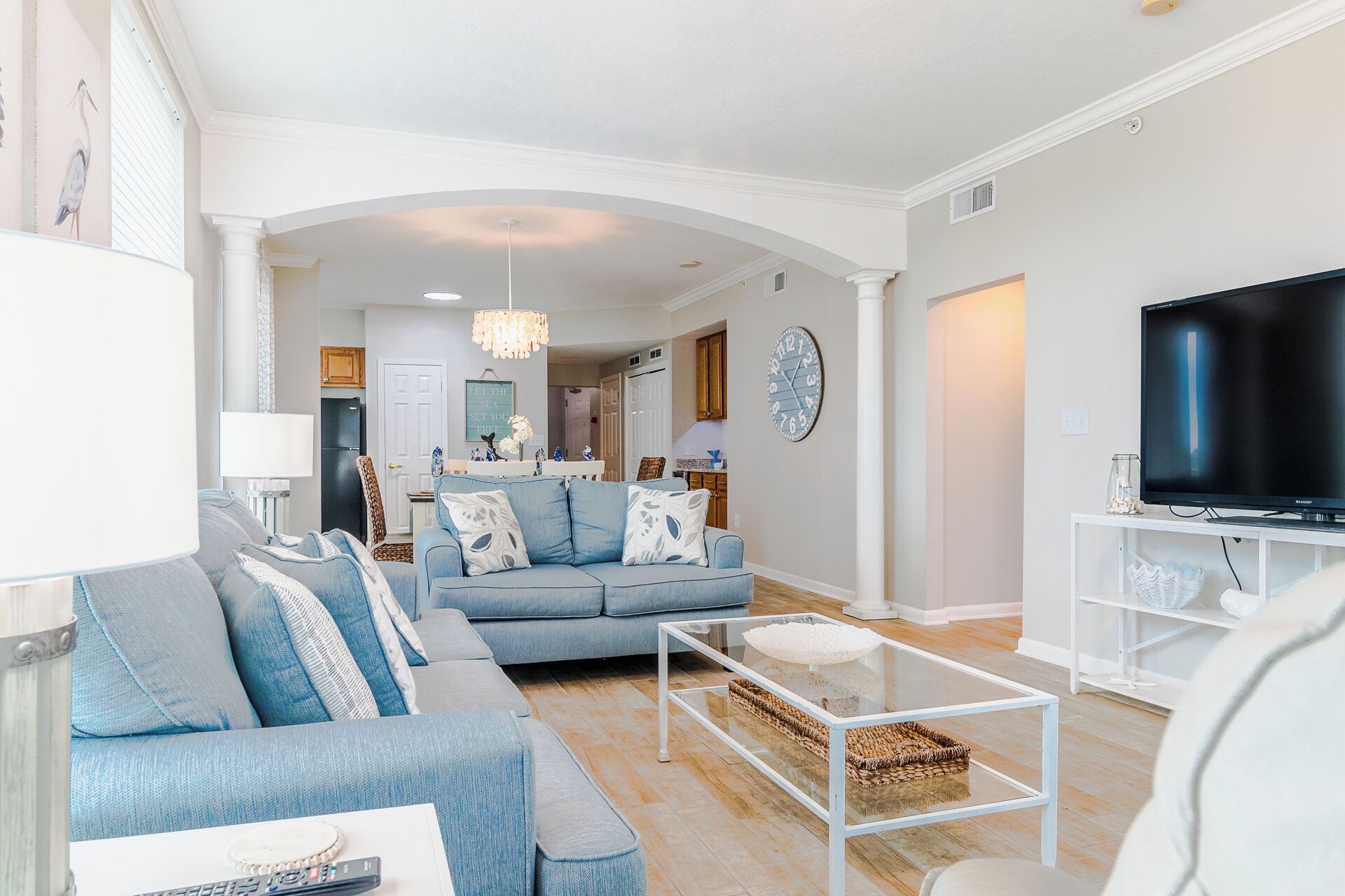 Condo, Multiple Beds, Pool Access, Ocean View (Legacy Tower 1 -508) | Living area