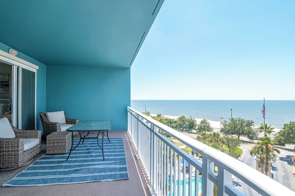 Condo, Plusieurs lits, accès à la piscine, vue sur l’océan (Legacy Tower 1 -508) | Vue de la chambre