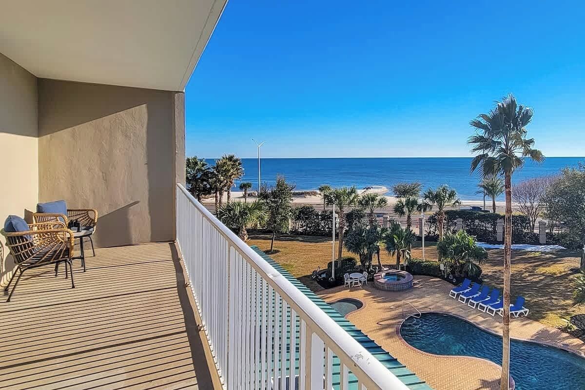 Condo, Multiple Beds, Hot Tub, Ocean View (Beau View 0303) | Terrace/patio