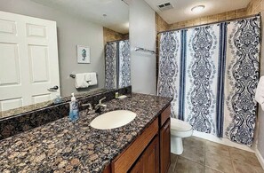 Condo, Multiple Beds, Pool Access, Ocean View (Legacy Tower II 1104) | Bathroom - Beachview Condo at Legacy Tower 2 -1104 - Fully Furnished 2 Bedroom 2 Bath (Gulfport)