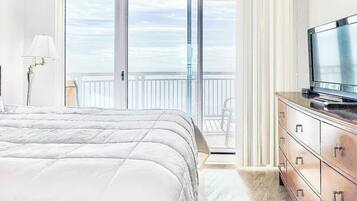2 bedrooms, individually decorated, individually furnished, bed sheets