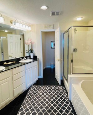 Condo, Multiple Beds, Pool Access, Ocean View (Legacy Tower I 1001) | Bathroom | Towels - Spacious Beachview End Unit in Legacy Tower 1 -1001 - 3 Bedroom 3 Bath Condo (Gulfport)
