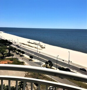 View from room - Spacious Beachview End Unit in Legacy Tower 1 -1001 - 3 Bedroom 3 Bath Condo (Gulfport)