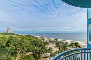 Condo, Multiple Beds, Pool Access, Ocean View (Legacy Tower 1 -501) | View from room - Spacious Beachview End Unit in Legacy Tower 1-501 - 3 Bedroom 3 Bath Condo (Gulfport)