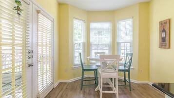 2 bedrooms, individually decorated, individually furnished, bed sheets