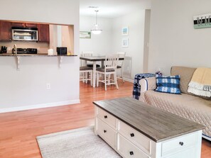 Condo, Multiple Beds, Patio, Ocean View (Harbor Landing F15) | Living area - Cozy 2 Bedroom, 2 Bathroom Condo Located at Harbor Landing! (Ocean Springs)