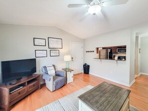 Condo, Multiple Beds, Patio, Ocean View (Harbor Landing F15) | Living area - Cozy 2 Bedroom, 2 Bathroom Condo Located at Harbor Landing! (Ocean Springs)