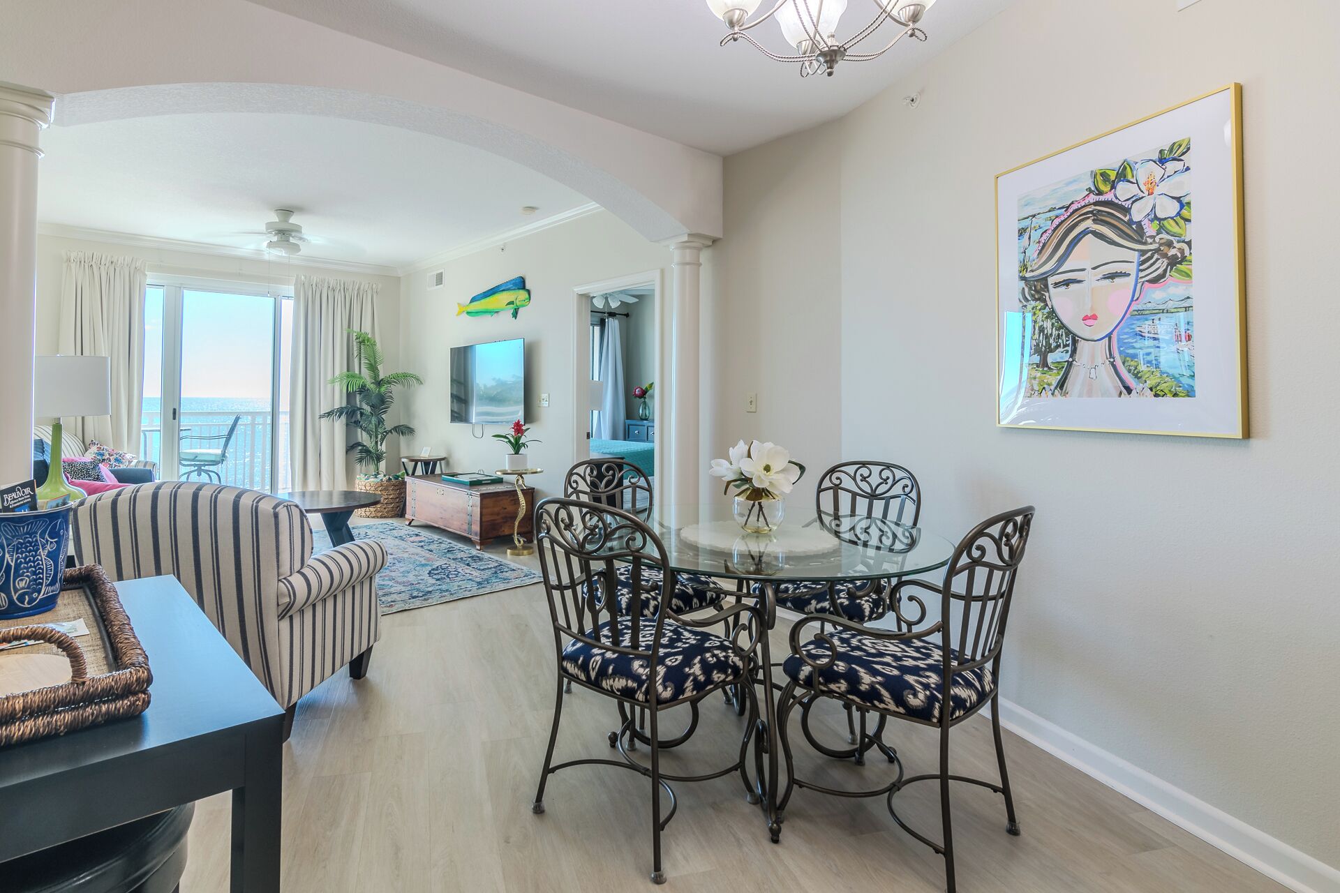 Condo, Multiple Beds, Hot Tub, Ocean View (Legacy Tower 2 -404) | 2 bedrooms, individually decorated, individually furnished, bed sheets