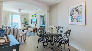 Condo, Multiple Beds, Hot Tub, Ocean View (Legacy Tower 2 -404) | 2 bedrooms, individually decorated, individually furnished, bed sheets