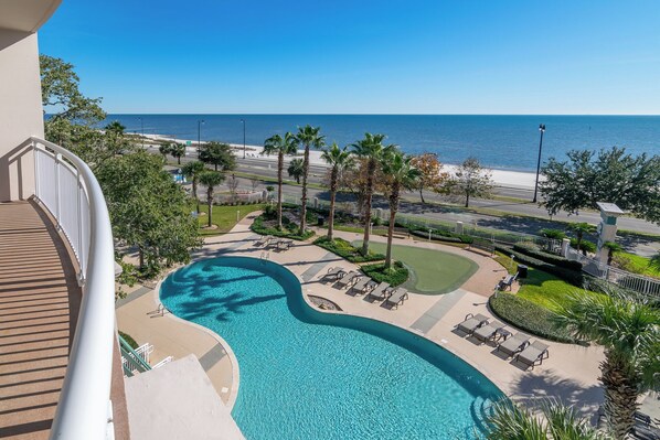 Indoor pool - Beachview Condo at Legacy Tower 1 -405 - Fully Furnished 3 Bedroom 2 Bathroom (Gulfport)