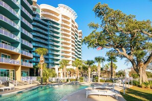 Exterior - Beachview Condo at Legacy Tower 1 -405 - Fully Furnished 3 Bedroom 2 Bathroom (Gulfport)