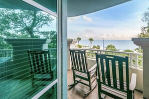 Condo, Multiple Beds, Pool Access, Ocean View (Legacy Tower 1 -303) | View from room - Beachview Condo in Legacy Tower1 -303 - With Reserved Parking Spot in Front (Gulfport)