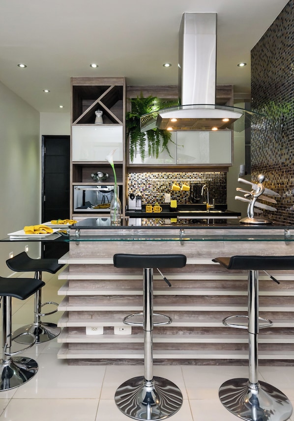 Private kitchen - 800M Da Praia De Copacabana | Bc101 (Rio de Janeiro)