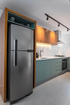 Private kitchen - Conforto Em Copacabana | 100M Da Praia | Br1307 (Rio de Janeiro)