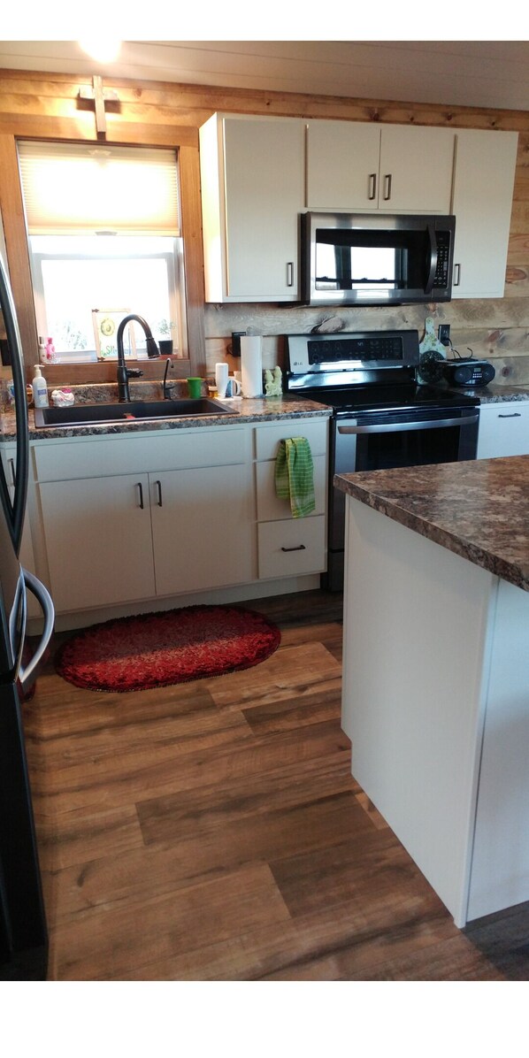 Microwave, oven, stovetop