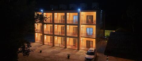 Voorkant van accommodatie